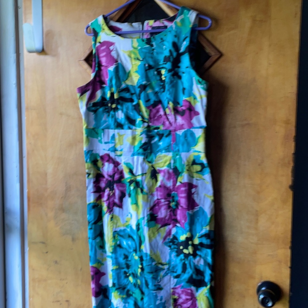 AK Anne Klein Stretch Sheath Dress size 12